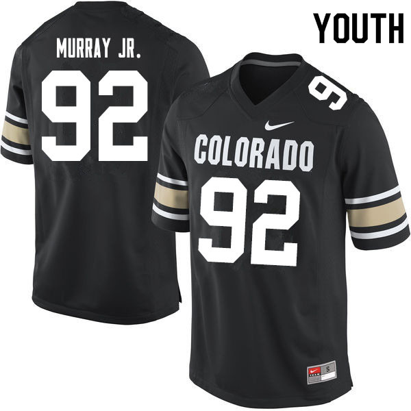 Youth #92 Lloyd Murray Jr. Colorado Buffaloes College Football Jerseys Sale-Home Black